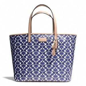 ❤️Coach F25673 Park Metro Dream C Tote in Navy